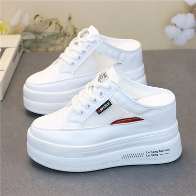 Sneaker Care Set - ใหม่ผู้หญิงรองเท้าผ้าใบรองเท้าแตะBreathableตาข่ายสบายๆรองเท้าแฟชั่นหญิงรองเท้าผ้าใบLace Upผู้หญิงVulcanizeสไลด์