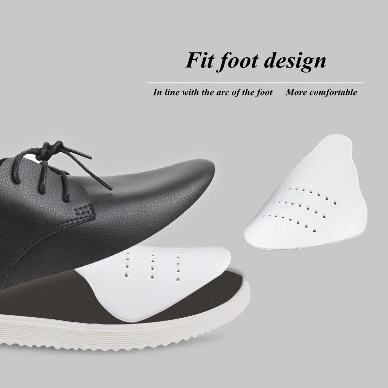 Sneaker Care Crease Protector - ที่ดันหัวรองเท้าหนัง 2 ชิ้น ป้องกันรอยยับ ช่วยรักษารูปทรงรองเท้า อุปกรณ์เสริมสำหรับรองเท้าผ้าใบ